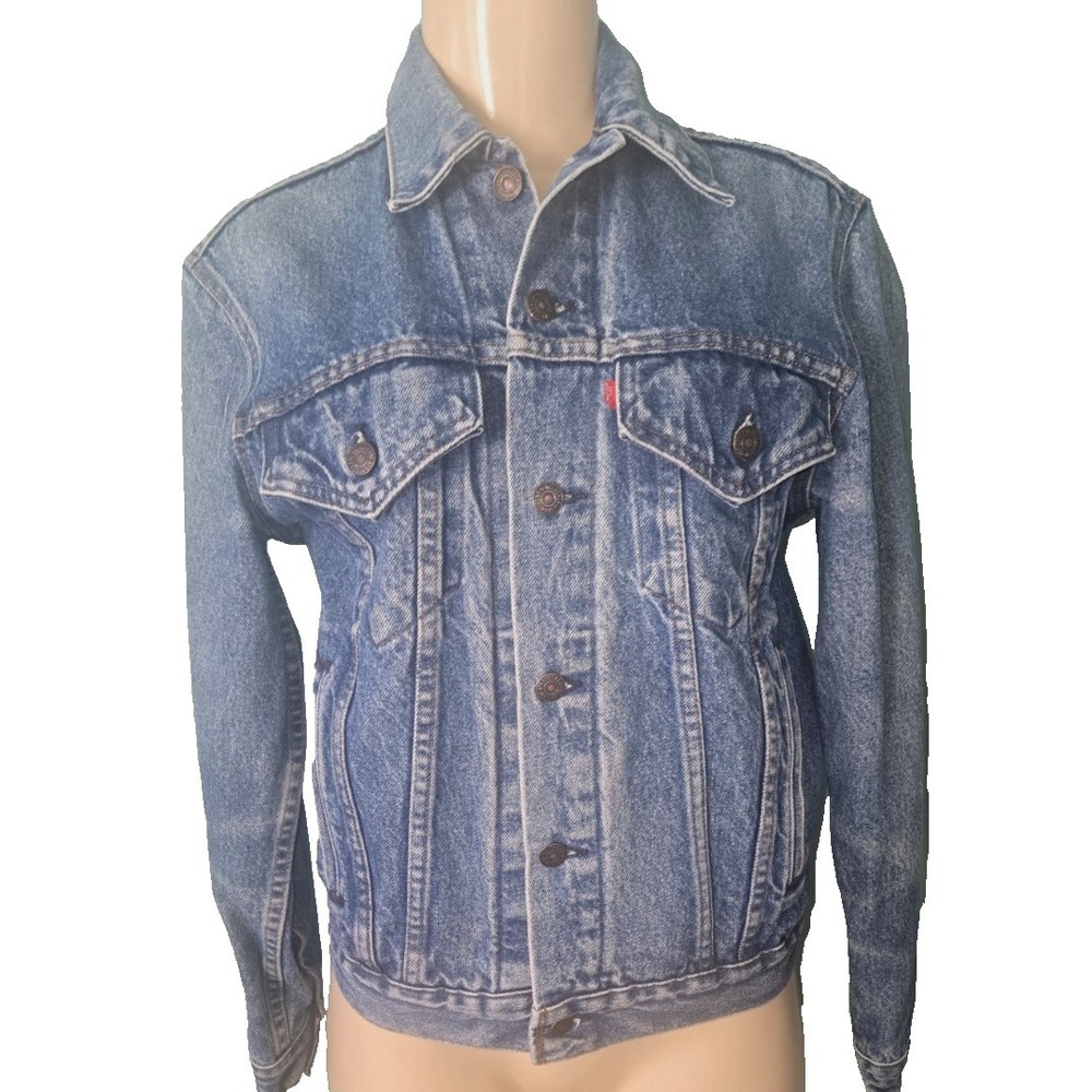 Men's 1980s Levi's Type III Trucker Jacket 70506-0214 USA Made Size 36